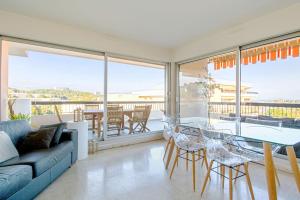 Appartements Flat w terrace parking and beautiful view in Villeneuve-Loubet - Welkeys : photos des chambres