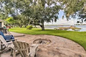Waterfront Lake Placid Home with Dock and Fire Pit - Negrotown Knoll
