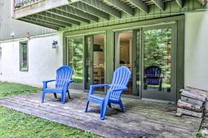 Renovated Ski-InandSki-Out Peru Condo at Bromley Mtn