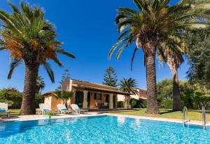 Three-Bedroom Villa with Private Pool room in Villa Angelos
