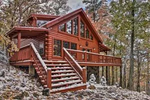 Secluded Smoky Mountain Cabin with Wraparound Deck! - Jenkins Mill