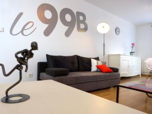 Appartements le 99B Modern apartment queen size bed connected TV : photos des chambres