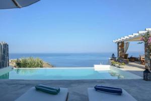 VILLA BEAUTIFIS in Kea, 4BDR/7prs, pool, seaview Kea Greece