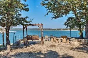 Lake Travis Home with Deck Steps to 2-Story Dock! - Leander