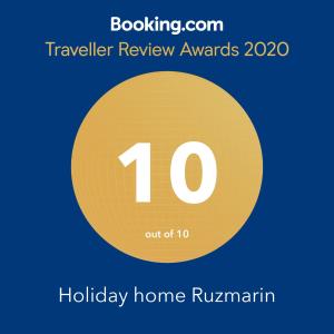 Holiday home Ruzmarin