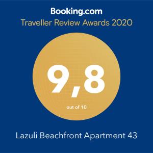 Lazuli Sea View Beachfront Ap 43