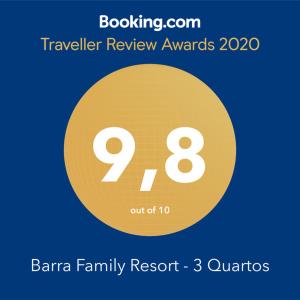 Barra Family Resort - 3 Quartos