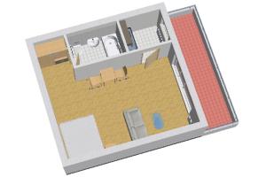 Central Studio with Lake View | 102