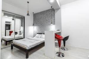 Black and Red squares apartment