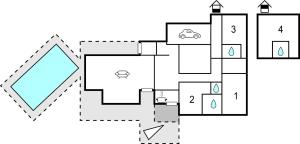 Maisons de vacances Lovely Home In Bagnols En Foret : Maison de Vacances 4 Chambres