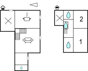 Maisons de vacances Awesome home in Cravant les Cteaux with 2 Bedrooms and WiFi : Maison de Vacances 2 Chambres