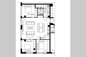 Sleek and Spacious 3 BR Apartment in City Centre