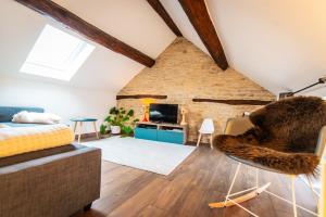 Maisons de vacances Chez Twiggy - Guesthouse vintage a Prenois : photos des chambres