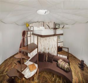 Glamping Ground Superior Yurt room in Homoki Lodge - Nature Quest Resort