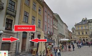 Апартаменти з сауною на Площі Ринок для 4 -х гостей - в еко стилі