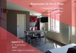 Appartements Appart 4-6 pers Berck-Plage Hyper-centre : photos des chambres