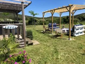 Mobil home climatisé, bord de mer Macinaggio - 尔萨