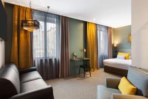 Hotels Best Western Plus Hotel de Dieppe 1880 : Chambre Lit Queen-Size Deluxe avec Canapé-Lit