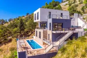 Villa Mia with private pool, Whirlpool, gym, sauna, seaviews - Podšpilje