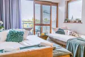 Sunset Apartament z prywatnym tarasem na dachu i widokiem na morze