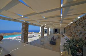 Spectacular sunset view villa at Melissaki Kea Greece