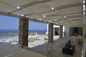 Spectacular sunset view villa at Melissaki Kea Greece