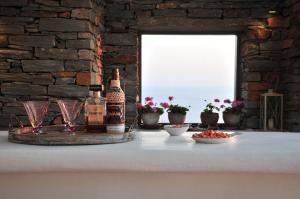 Spectacular sunset view villa at Melissaki Kea Greece