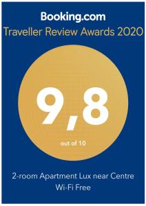 2-room Apartment Lux near Centre Wi-Fi Free