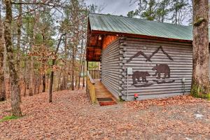 Broken Bow Log Cabin w Fire Pit, Pond, & Deck!