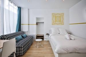 Appartements cosy independant studio proche gare et jardin : photos des chambres