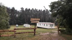 Domki pod lasem w Narolu. - Ruda Różaniecka