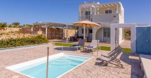 Yellow Moon Villa with Private Pool and Sea View room in Sun and Moon Villas