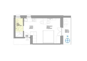 Appartement 1 Chambre Supérieur avec Balcon