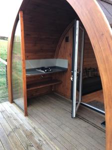 Bungalov Keer valley glamping Carnforth Velká Británie