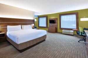 King Suite with Spa Bath - Non-Smoking room in Holiday Inn Express Hotel & Suites Manchester Conference Center an IHG Hotel