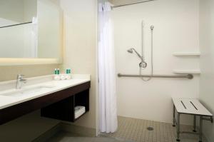 King Room - Hearing Accessible - Roll-in Shower room in Holiday Inn Express & Suites Charlottesville - Ruckersville an IHG Hotel