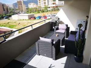 Appartements Agreable T2 neuf Ajaccio Climatise Wi-Fi : photos des chambres