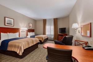 Queen Studio with Two Queen Beds - Hearing Accessible, Full Kitchen, Sofa Bed room in Candlewood Suites Decatur Medical Center an IHG Hotel