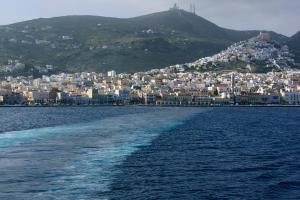 Mother's House in syros Aegean sea Syros Greece