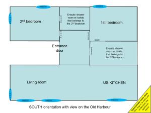 Pure & chic 2beds2baths in centre!