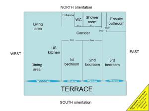 MARTINEZ HOTEL AREA: Modern 3 bedrooms w terrace
