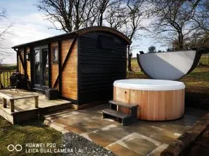 pen-rhos luxury glamping "The Hare Hut" - 兰德林多德威尔斯