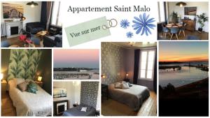 Appartements Bel appartement vue mer Saint-Malo : Appartement