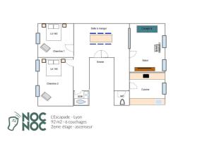 Appartements NOCNOC - L'Escapade : photos des chambres