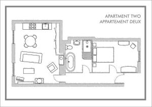 Appartements Cent Cinq - unique apartments in the heart of Apt : Appartement 1 Chambre - Deuxième Étage