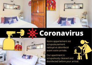 Appartements ☆ CHARMANT 2 PIECES, Calme & Lumineux - CENTRE VILLE ☆ : photos des chambres