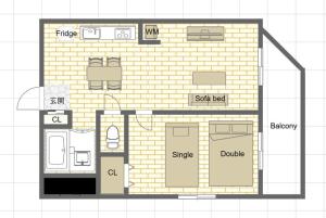 G-Shinkoiwa ColorBee Hostel4 4min to nearest station