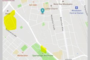 bahnhofsnahe, ruhige und sonnige 2 Zimmerwohnung im Dichterviertel (bis 4 Personen)