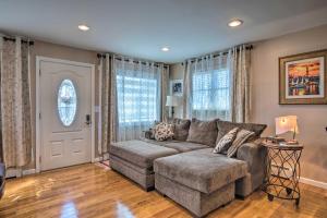 Waterfront Home with Large Deck and Dock on Narrow Bay