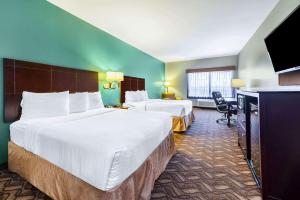 Queen Room with Two Queen Beds and Roll-In Shower - Mobility/Hearing Accessible - Non-Smoking room in La Quinta Inn & Suites by Wyndham Longview North
